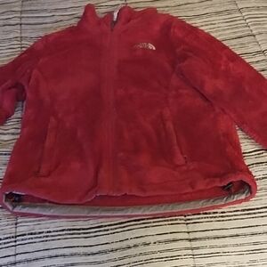 The North Face Kids Fleece Jacket in Vibrant Red